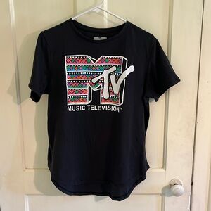 M tv black 2XL women’s tshirt